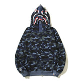 Ape Hoodie Camouflage Alphabet Double Hat Sweater Autumn Winter