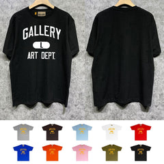 Gallery Dept T Shirt Retro Printed Loose Short-Sleeved Shirt (part2)