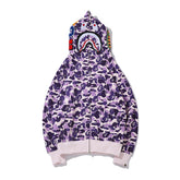 Ape Hoodie Taro Purple Embroidered Letters