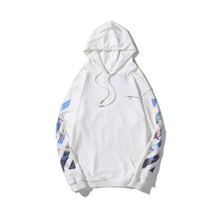 OW hoodie Monet Oil Painting Series Crew Neck Pullover Hood