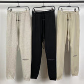 Fog Essentials Sweatpants Unisex Reflective Logo Fleece Sweatpants