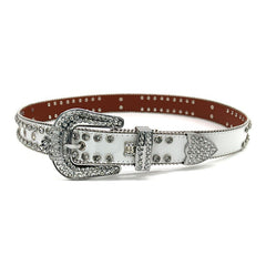Hip-hop punk rhinestone belt crown rhinestone