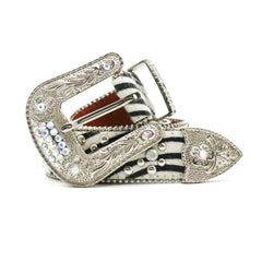 Hip-hop punk rhinestone belt for men and women neutral