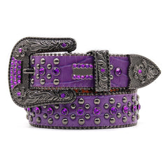 Hip-hop punk rhinestone belt punk hot girl style