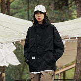 Unisex Jacket Shell Jacket Men's and Women's Coats Mechanical Style Jacket