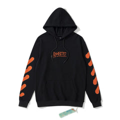 OW hoodie cartoon character arrow pattern hooded