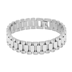 Bracelet Bracelet Punk Hip Hop Solid Steel Strap Stainless Steel Watch St. Valentine's Spectrum