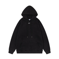 OW hoodie Color Portrait Oil Painting Wash Hood