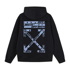 OW  hoodie Palm Letter Arrow Pattern Pullover Hood