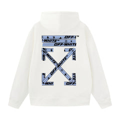 OW  hoodie Palm Letter Arrow Pattern Pullover Hood