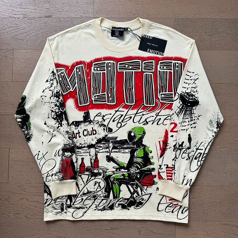 Mixed Emotion Long-Sleeved Shirt