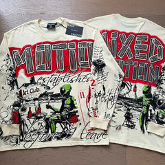 Mixed Emotion Long-Sleeved Shirt