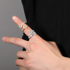 Rings Diamond Love Hip Hop Ring ins St. Valentine's