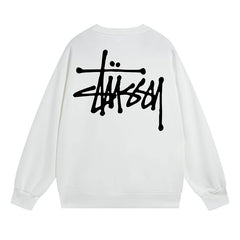 Stussy Sweatshirts Crew Neck Fleece Sweater