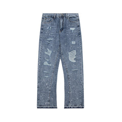 Gallery Dept Jeans Unisex Loose Distressed Jeans