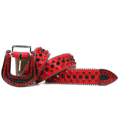 Hip-hop punk rhinestone belt punk full of diamonds