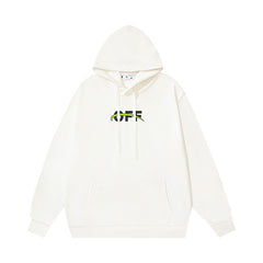 OW hoodie Excavator Pattern Sleeve Hooded
