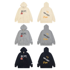 Gallery Dept Hoodie Loose Casual Cardigan Hoodie