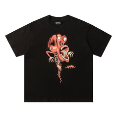 Travis Scott T-Shirt Crew Neck Short Sleeve Loose Lightning T-Shirt