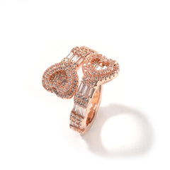 Rings Diamond Love Hip Hop Ring ins St. Valentine's