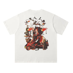 Travis Scott T-Shirt TRAVIS SCOTT CACTUS JACK24ss Embroidery Short Sleeve T-Shirt