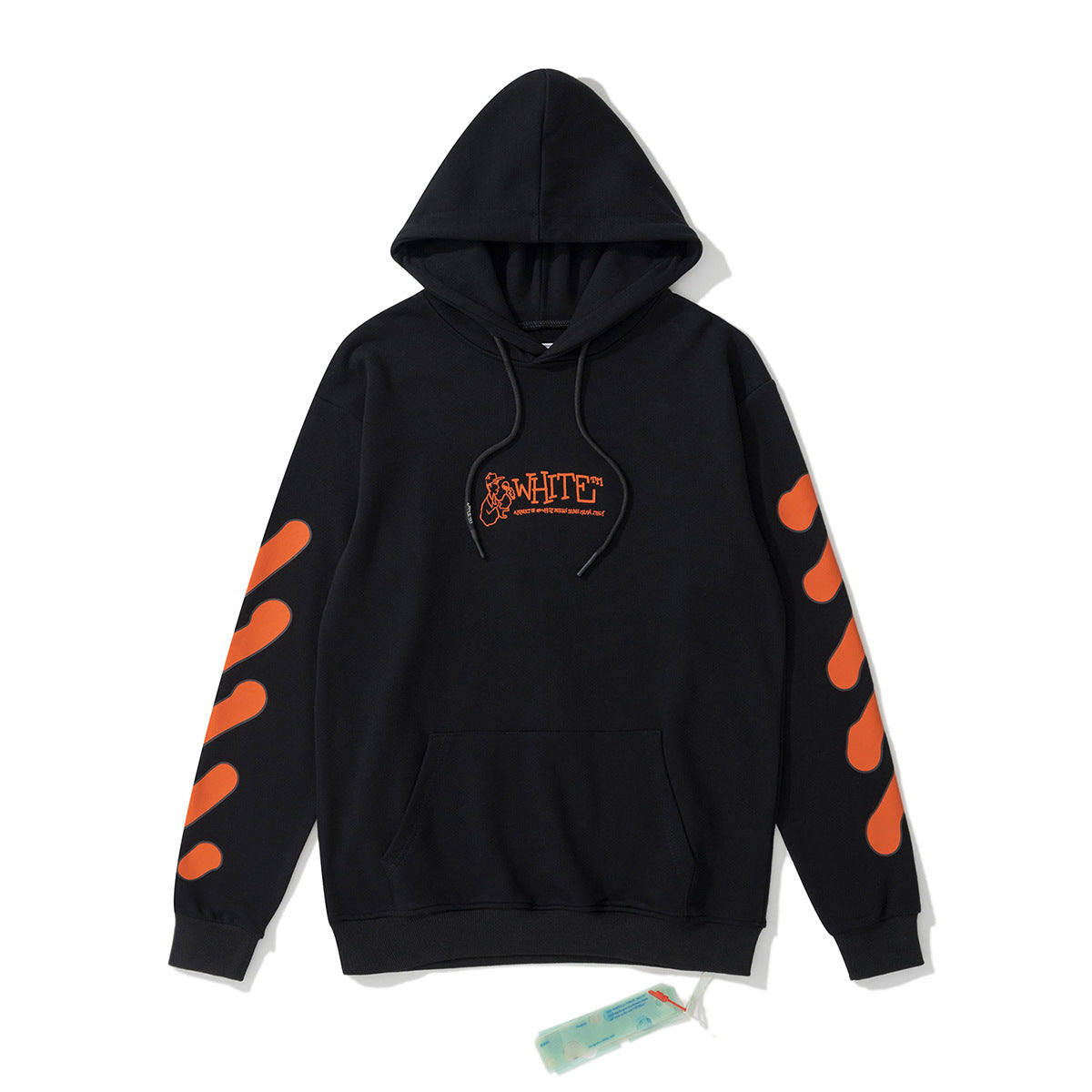 OW  hoodie cartoon character arrow pattern hooded