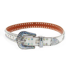 Hip-hop punk rhinestone belt rhinestone crown